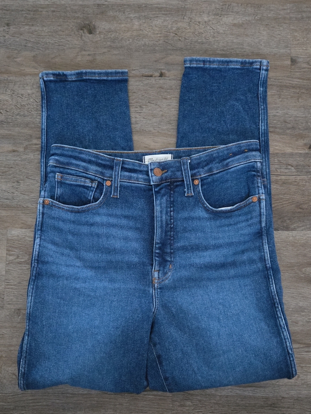 Madewell Women's Dark Blue Skinny Jeans